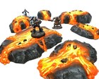  Premium Lava Terrain Set  handmade For Warhammer 40k  Dungeons   Dragons  Etc 
