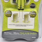 Iogear Gcs62  2-port Vga Usb Compact Kvm Switch Box New And Sealed Fast Ship