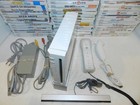 White Nintendo Wii Console System Bundle W  Controller   5 Free Games Tested