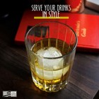 G Francis Round Ice Cube Mold Circle Ice Cube Tray 2pk Whiskey Ice Maker Ball