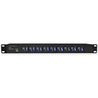  Electric Rack Mount Power Supply Surge Protector With 9 Power Switches  Blue