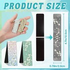 48pack Magnetic Bookmarks Bulk Book Marks For Reading Women Men Colorful 