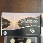 United States Mint 2014 Silver Proof Set   Proof Set W  Coa