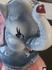 Vintage Elephant Bank Ceramic 5  Japan Coin Piggy Bank Nursery Figurine 