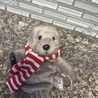 Coca Cola Seal Plush 1997 Bean Bag Seal Scarf Christmas Collectible W Tags