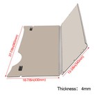 For Ezgo Rxv 2008-up Folding Style Tinted Windshield Golf Cart Windscreen