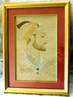 Pair Of Magnificent Antique Indian School Signed Original Watercolor  Gouache