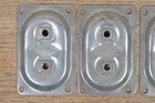 Set Of 4 Vtg Mid Century Gerber St Louis Tapered Wooden Table Leg Mounting