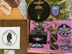 Us Special Forces Plaque Foreign Jump Wings Grouping Picasso German Sas Seal St1