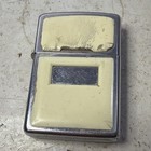 Vintage 1981 Zippo Lighter Cream Chrome
