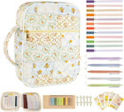 Bible Cover Case For Women  Floral Spliced Pattern  Large Bible Bag With Study