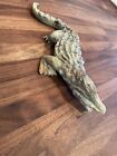 Natural Stone Carving Crocodile Alligator Crocodilian Statue Figurine