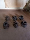 Vintage John Deere Marvel Schebler Carburetor Top Castings Lot Of 6 For Parts