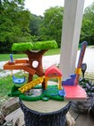 Fisher Price Little People Big Animal Zoo Tree House Swing Pond Playset 2014