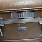 American Tourister Escort Travel Case Brown Vintage Cosmetic  Luggage -000 Combo