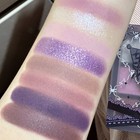 9 Colors Purple Eyeshadow Palette Matte Pearlescent Glitter Sequins Long Lastin