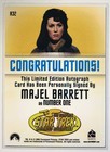 2005 Star Trek Animated Auto Majel Barrett As Number Oner