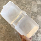 Vintage Mcdonalds Mcdlt Styrofoam Food Container Box Top Lid 1980s 80s Discontin