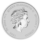 2021 Tuvalu 1 Oz   9999 Silver Simpsons Family Coin In Capsule - Only 25k Made