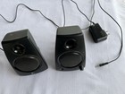Logitech Speakers  Black  Good For Computer  Power Adapter  Corded 