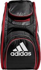 Adidas Tennis Backpack 12 Racquet Bag Black Scarlet Tour Thermal Lined