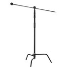 Flashpoint Turtle Base C-stand And Cross Arm Boom Kit  black  10 5  