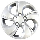 15  5 Twisted Spoke Silver Bolt-on Wheel Cover Hubcaps For 2013-2015 Honda Civic