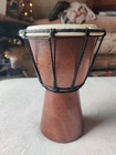 Vintage Djembe Drum 8  X 5 5  Hand Percussion