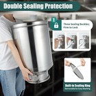 60l Stainless Steel Milk Can Made Of Heavy-gauge For Heavy Restaurant Use Usa