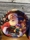 Vtg Christmas Napkins  Plates    Cups Paper Santa Clause Lot Of 6