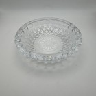 Vintage Large Lead Crystal Cut Clear Glass Cigar Cigarette Ashtray 7    Heavy 3pos