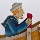 Authentic Models Salty Dog Rowing Sailor Skyhook Balance Toy Nautical Tm036 18 