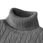 Men s Turtleneck Soft Sweater 2023 Warm Knitted Autumn winter Pullover Jumper