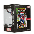 Marvel Captain America Mcfarlane Toys 2024 Posed Statue Figure W  Scene New