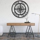 Nautical Star Metal Wall Art Sign Or Ornament Compass  Nautical Theme Sign