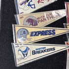 Usfl Vintage Lot Of 17 Original Vintage 1982 Pennants Oklahoma Outlaws
