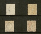 St Lucia  Sg 11-14  The 1864  Set Of 4 Perf 12 5 Fine Used Cat   150
