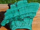 Tcr Malachite chrysocolla Jasper agate lapidary Rough Slab 206 Grams