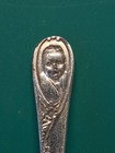 Vintage Gerber Winthrop Silver Plate Baby Spoon With Infant Face Design U s 