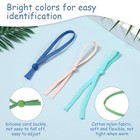 75pcs Stretchy Puppy Collars For Litter Colored Whelping Identification Bands Fo