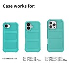 For Iphone 16 Case Shockproof Heavy Duty Rugged Matte Drop Protection Hard Cover