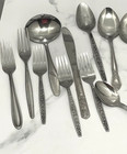 Lot Of 22 Pieces Vintage Oneida   Rogers Flatware Silverware Stainless Mixed Lot