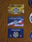  6 Pc - F o p  Supporter Lot - Pvc Cards - Uv Vinyl Decals 