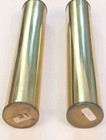 Pair Of Weights For Howard Miller Clock Model  610-160 Polish Brass Authentic 