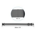 4 Set Luggage Strap With Luggage Tag Loop 78 x2  Adjustable Suitcase Belt  Gray