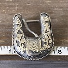 Sterling Silver Western Belt Buckle  75    Mexico Tm-110 Well Made 52g  sb21 