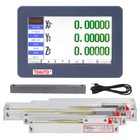 Toauto 2axis  3 Axis Digital Readout 7   Lcd Touch Screen 5um Glass Linear Scale