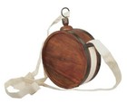 New Antique Style Wooden Revolutionary French Indian Civil War Wood 7   Canteen 