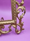 Antique Vintage Cast Bronze Ornate French Rococo  Picture Frame Gold Tone