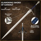  glamdring Sword Of Gandalf 44        Lord Of The Rings Replica With Wall Mount 